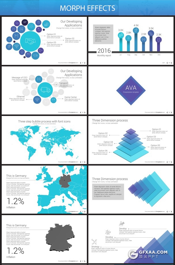 596页国外大型商务动画PPT模板企业团队介绍工作计划总结商务信息图形设计高端通用PPT模板16:9,4:3尺寸 - 顶尖PPT