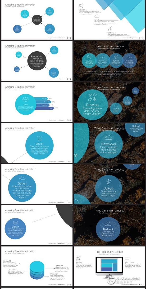 596页国外大型商务动画PPT模板企业团队介绍工作计划总结商务信息图形设计高端通用PPT模板16:9,4:3尺寸 - 顶尖PPT