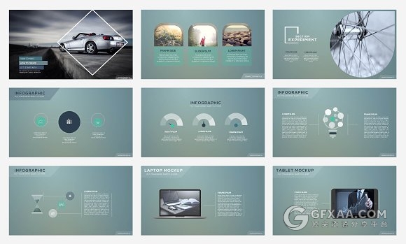 全高清庄重色系商务PPT通用模板 - 顶尖PPT