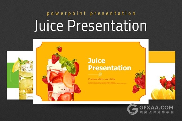 水果营养价值分析报告PPT模板 - 顶尖PPT