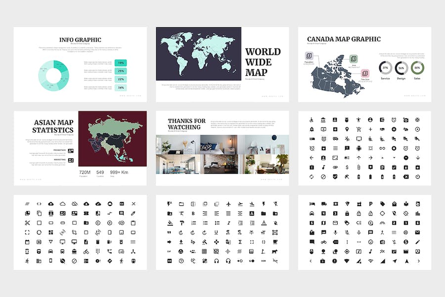 房地产楼盘项目销售推广Keynote模板 - 顶尖PPT
