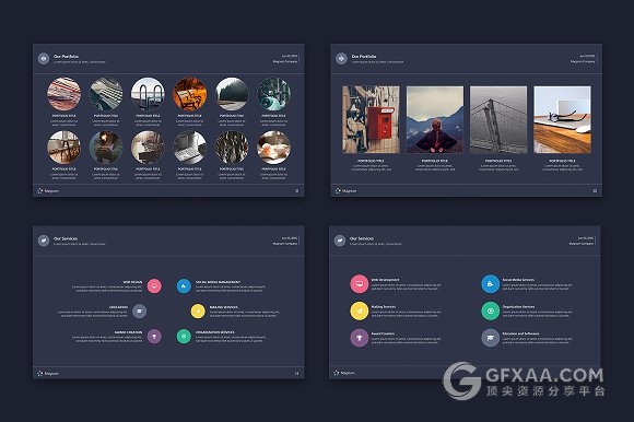 45页精美创意风格keynote模板 - 顶尖PPT