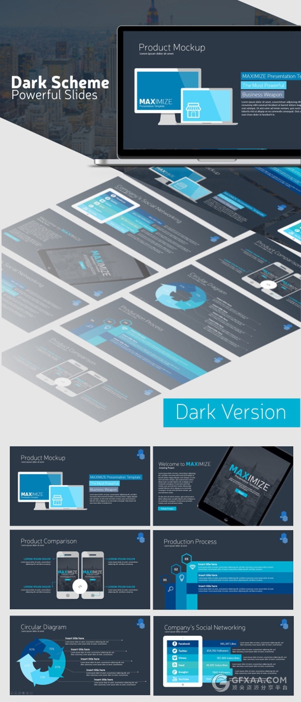60页高端商务汇报通用PPT模板 - 顶尖PPT