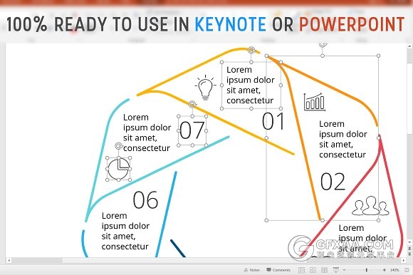 77个PPT+key+AI+PSD+EPS多种格式图形图表 - 顶尖PPT