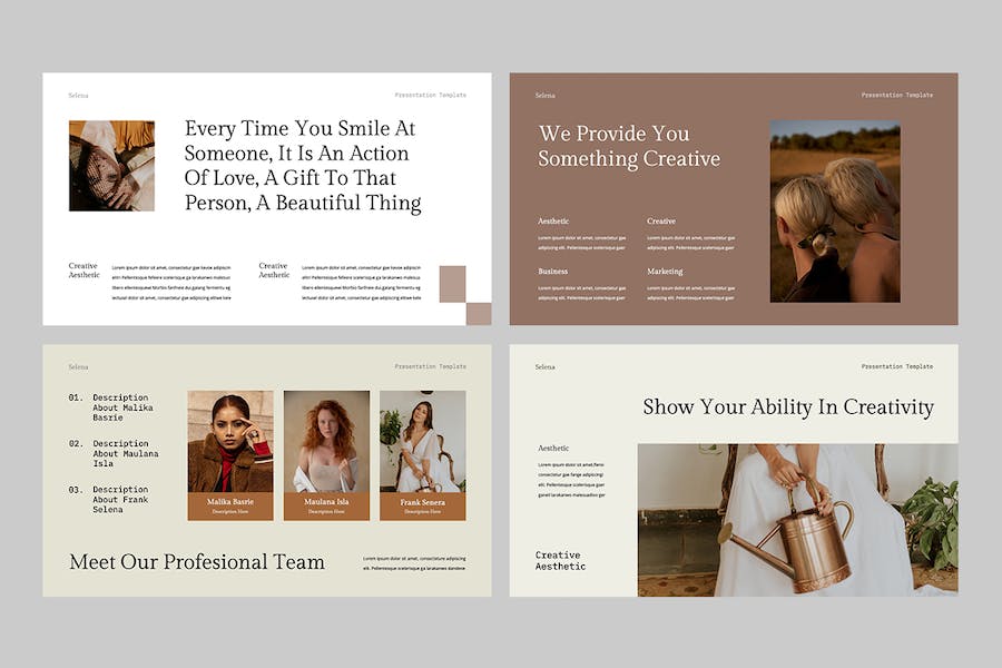 美学艺术创意设计作品集展示PPT模板 - 顶尖PPT