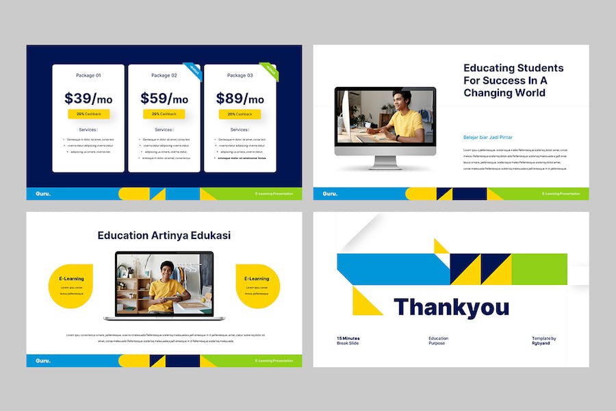 教育培训课程教学方案Keynote模板 - 顶尖PPT