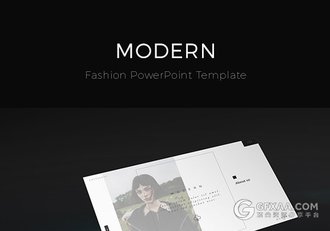 90页黑白简约艺术风格PPT模板 - 顶尖PPT