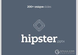 200页极简文艺风格PPT模板 - 顶尖PPT