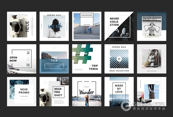 文艺艺术个人写真风格PPT模板 - 顶尖PPT