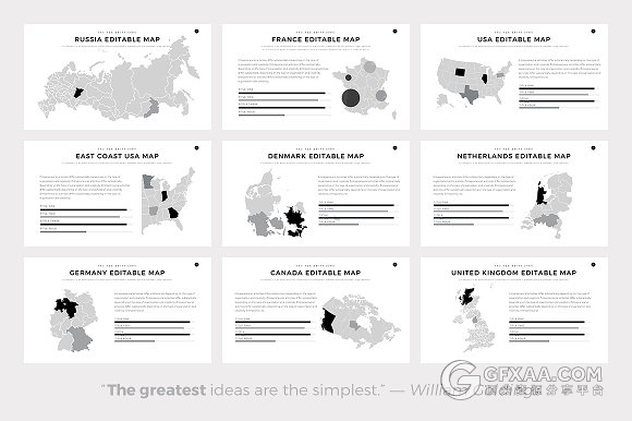 100页文艺极简风格keynote模板 - 顶尖PPT