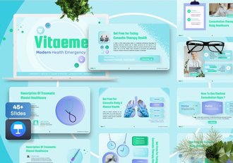 健康产品介绍养生理念分享keynote模板 - 顶尖PPT