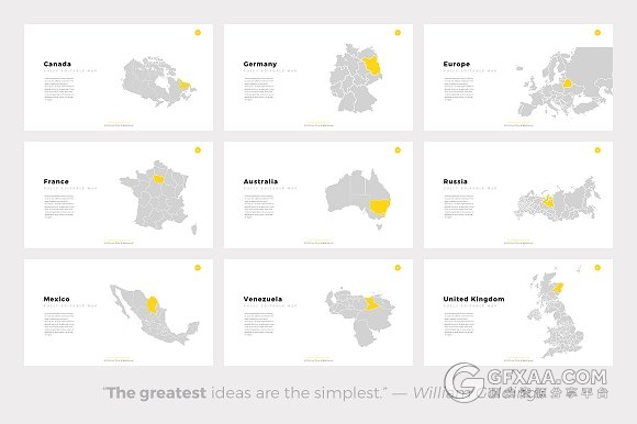 100多页极简商务多用途风格PPT模板 - 顶尖PPT