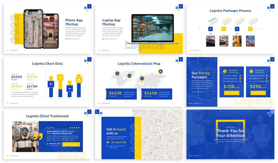 物流相关的汇报方案展示keynote模板 - 顶尖PPT