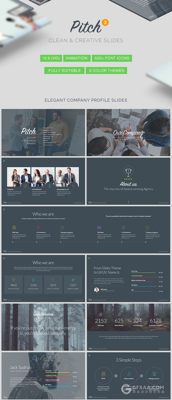 95页商务报告统计通用PPT模板 - 顶尖PPT