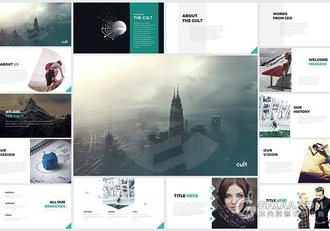 150页企业大气高端商务PPT模板 - 顶尖PPT