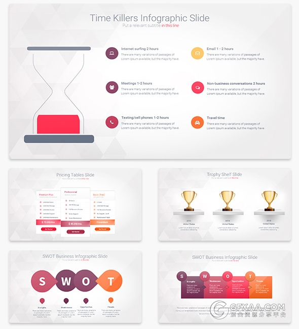 9种配色主题精美高端商务PPT模板 - 顶尖PPT