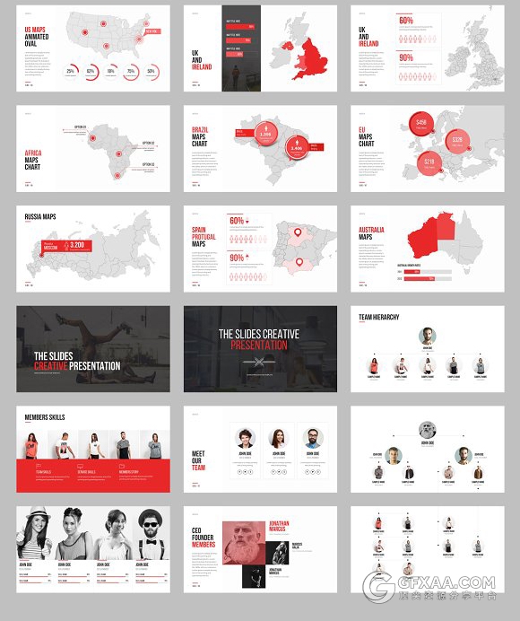 240页极简商务通用PPT模板 - 顶尖PPT