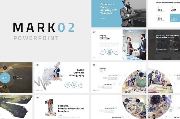 1000多个图标220页创意设计PPT模板 - 顶尖PPT