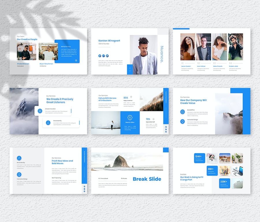 细节展示节目板设计PPT模板 - 顶尖PPT