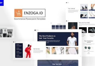 男士服装电子商务市场分析keynote模板 - 顶尖PPT