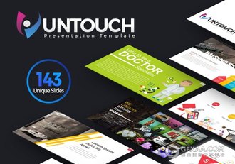 143页高端欧美图形图表商务PPT模板 - 顶尖PPT