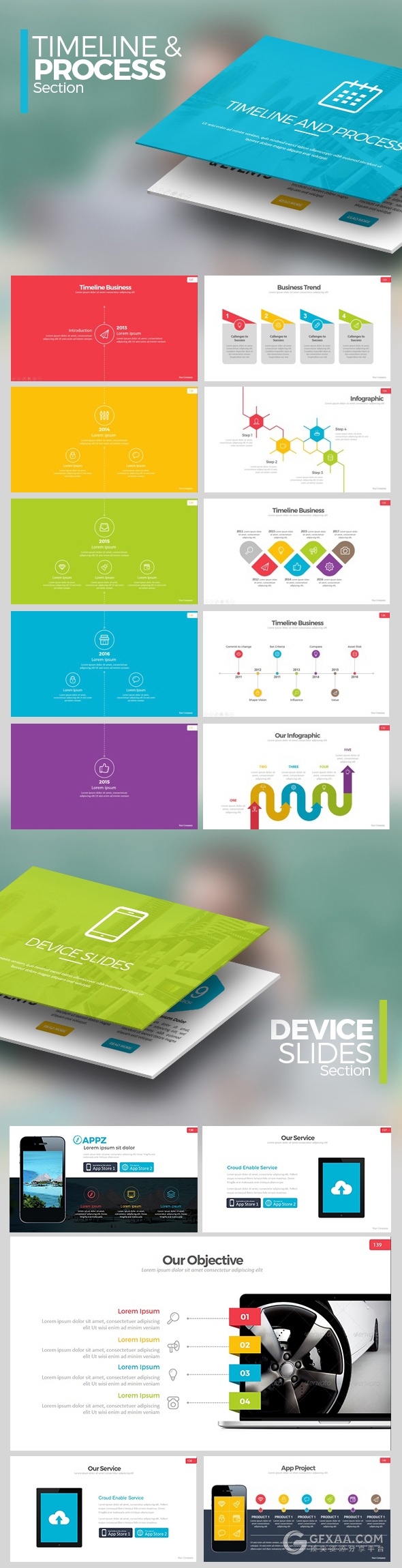 143页高端欧美图形图表商务PPT模板 - 顶尖PPT