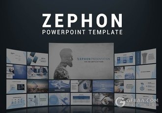 文艺唯美水墨水彩背景PPT模板 - 顶尖PPT