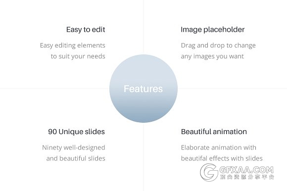 90页极简文艺风格PPT+keynote模板 - 顶尖PPT