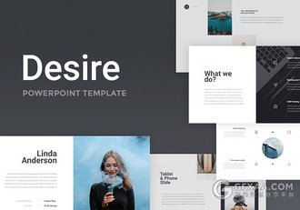 100页个人写真风景旅游人物介绍keynote+PPT - 顶尖PPT