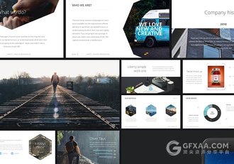 70页极简文艺风格keynote+PPT模板 - 顶尖PPT