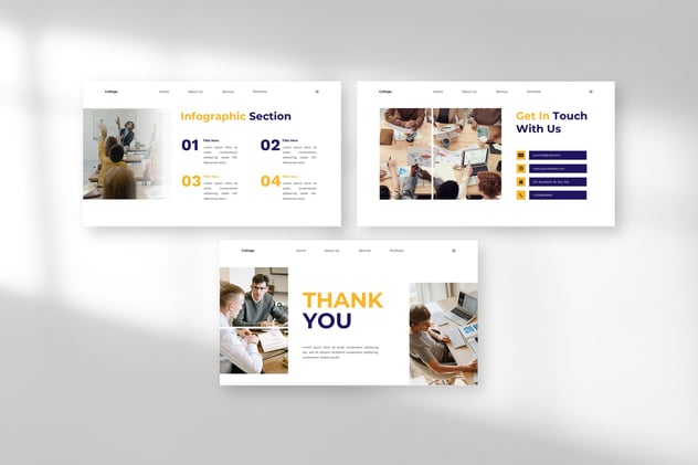 校园教育学院主题keynote模板 - 顶尖PPT