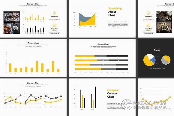 90多页餐饮美食展示keynote模板 - 顶尖PPT