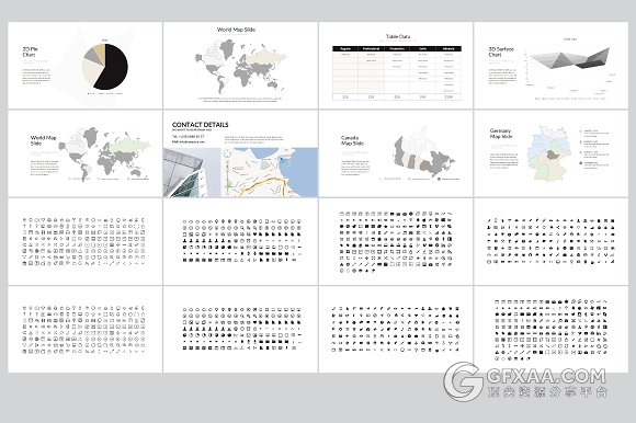 100页极简流行风格keynote模板 - 顶尖PPT