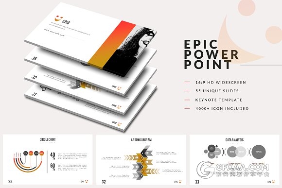 55页极简商务多用途PPT模板 - 顶尖PPT