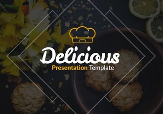 10种配色主题70多页厨师餐饮美食营养搭配keynote模板 - 顶尖PPT