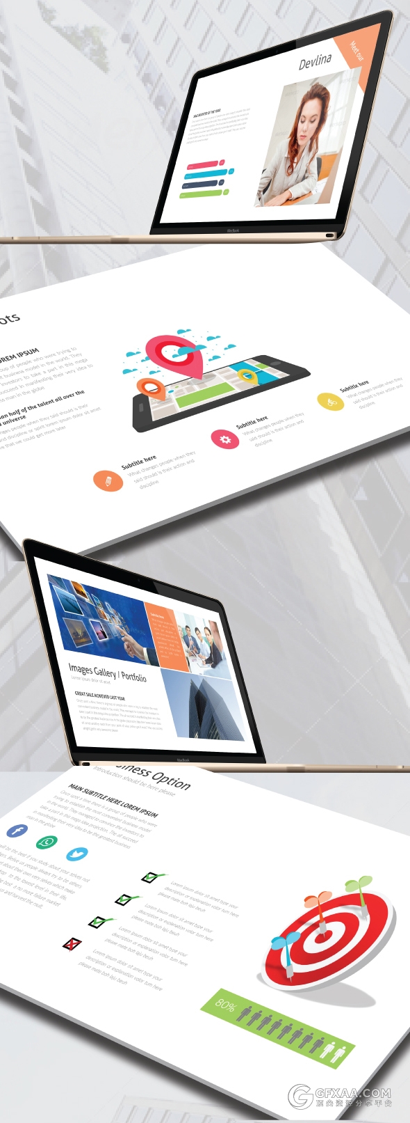 96页扁平化商务高端PPT通用模板 - 顶尖PPT