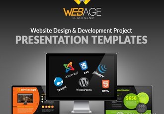 网页设计与开发项目PPT模板 - 顶尖PPT