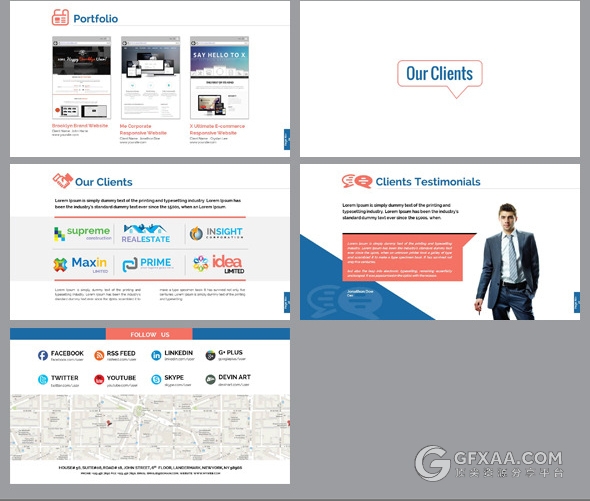 网页设计与开发项目PPT模板 - 顶尖PPT