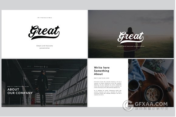 95页极简商务数据报告统计keynote模板 - 顶尖PPT