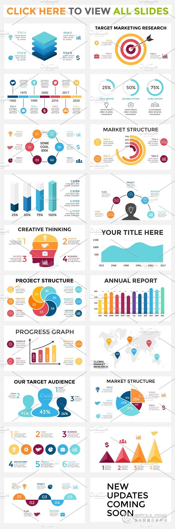 扁平化彩色图形图标.pptx.key.esp.ai.psd格式模板 - 顶尖PPT