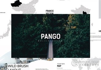 50页极简商务杂志风格keynote模板 - 顶尖PPT