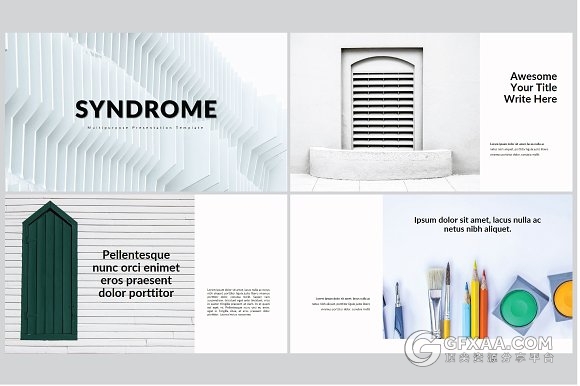 130页极简文艺唯美风格keynote模板 - 顶尖PPT