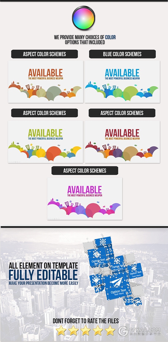 扁平化卡通风格PPT模板 - 顶尖PPT