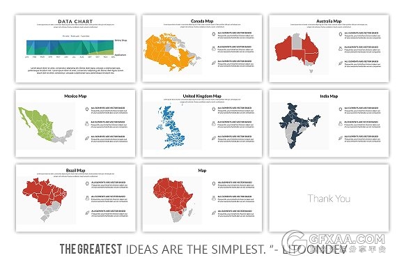 91页扁平化商务公司团队介绍PPT模板 - 顶尖PPT