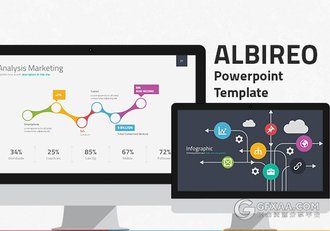 60页多色系商务通用PPT模板 - 顶尖PPT