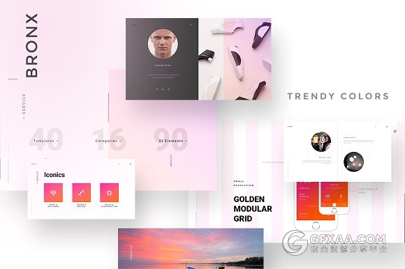 150页酷炫色彩文艺唯美PPT模板 - 顶尖PPT