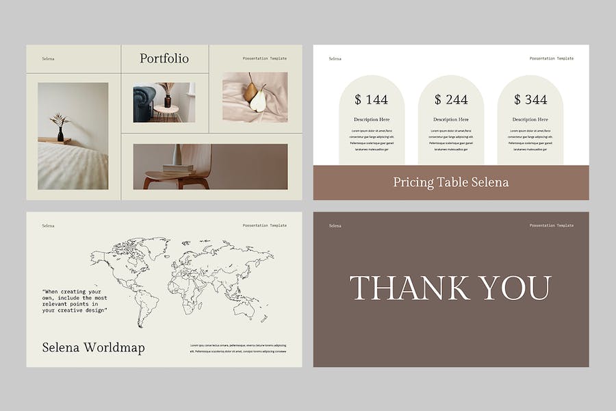 美学艺术创意设计作品集展示PPT模板 - 顶尖PPT