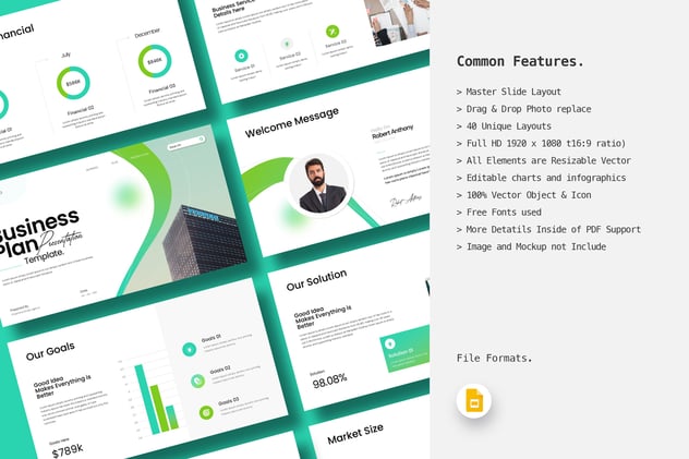 创业项目规划现代商业计划演示PPT模板 - 顶尖PPT