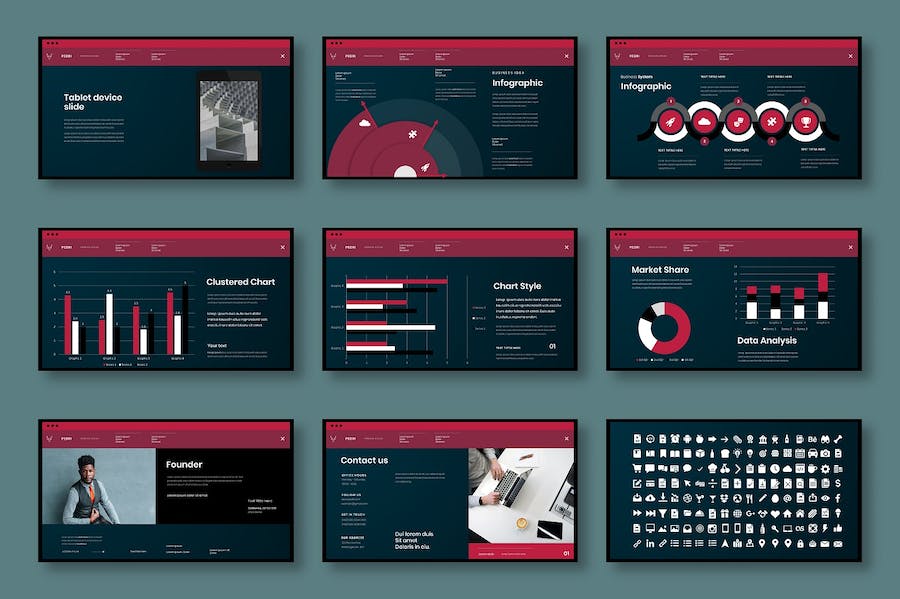 欧美商务业务洽谈合作项目签约团队介绍keynote模板 - 顶尖PPT