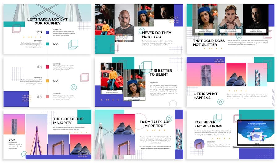 商务数据展示分析方案Keynote模板 - 顶尖PPT